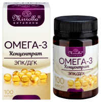 МИРРОЛЛА ОМЕГА 3 КОНЦЕНТРАТ МИРРОЛЛА N100 КАПС МАССОЙ 370МГ