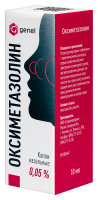 ОКСИМЕТАЗОЛИН капли наз 0,05% 10мл  Самарамедпром