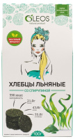 ХЛЕБЦЫ ОЛЕОС Льняные (спирулина) 100г