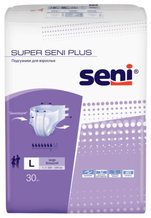 СЕНИ SUPER PLUS подгузники L N30