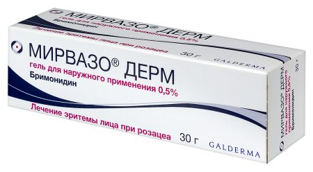 МИРВАЗО ДЕРМ гель 0,5% 30г
