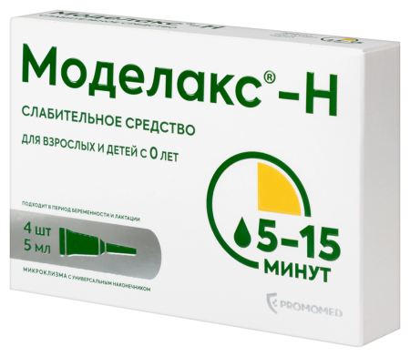 МОДЕЛАКС-Н р-р ректальный туба 5мл №4