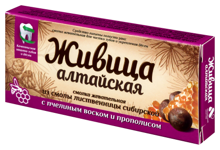 СМОЛКА АЛТАЙСКИЙ НЕКТАР Живица Алтайская листвен с пчел воском (прополис) №4