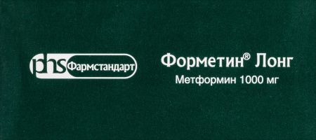 ФОРМЕТИН ЛОНГ таб 1000мг №60