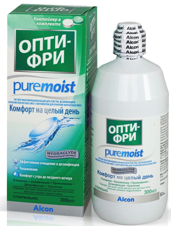 РАСТВОР ОПТИ-ФРИ ПЬЮР МОИСТ д/конт линз 300мл
