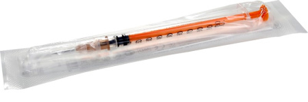 ШПРИЦ SFM Инсул 3-х комп (надет игла) U100 1мл (0,45х12/26G) N100