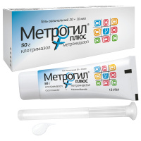 МЕТРОГИЛ ПЛЮС гель вагин 50г (апликаторы №1)