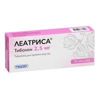 ЛЕАТРИСА таб. 2,5мг N28