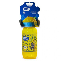 МАМА ТАМА Поильник с силиконовой трубочкой 12+ 400мл (желтый)