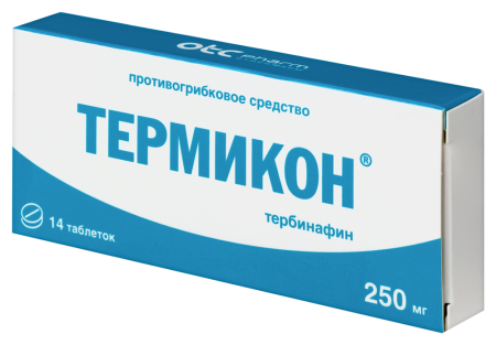 ТЕРМИКОН таб 250мг N14 #^^