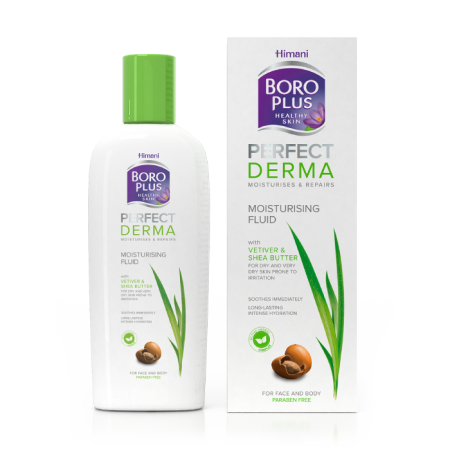 БОРО ПЛЮС PERFECT DERMA Флюид Увлажняющий для лица и тела 200мл