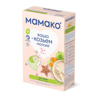 МАМАКО КАША Гречка (яблоко/морковь/козье молоко) 200г