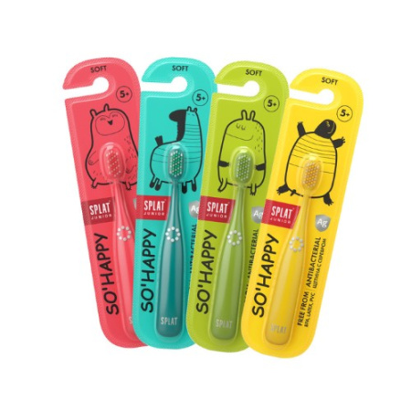 СПЛАТ з/щ JUNIOR Детская с ионами серебра (мягкая щетина)