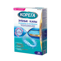 КОРЕГА Зубные капы и ретейнеры таб для очищения №30