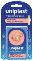 ПЛАСТЫРЬ УНИПЛАСТ Гидроколлоидный от сухих мозолей 17х48 №10