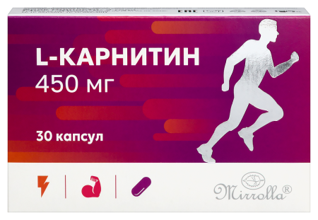 L-КАРНИТИН МИРРОЛЛА капс 450мг №30