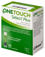 ТЕСТ-ПОЛОСКИ к глюкометру ВАН ТАЧ Селект Плюс N25