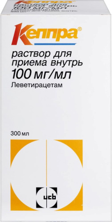 КЕППРА 100 МГ/МЛ 300МЛ ФЛАК Р-Р Д/ПРИЕМА ВНУТРЬ