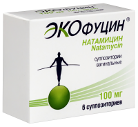ЭКОФУЦИН супп ваг 100мг N6