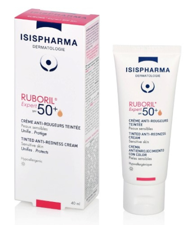 ISISPHARMA RUBORIL EXPERT SPF 50+ ДНЕВНОЙ ТОНИРУЮЩИЙ КРЕМ ОТ ПОКРАСНЕНИЙ 40МЛ