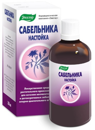 САБЕЛЬНИК настойка 100мл  Эвалар