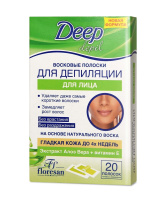 ФЛОРЕСАН DEEP DEPIL полоски д/депиляц Алоэ-вера (лицо) №20 (Ф-482)