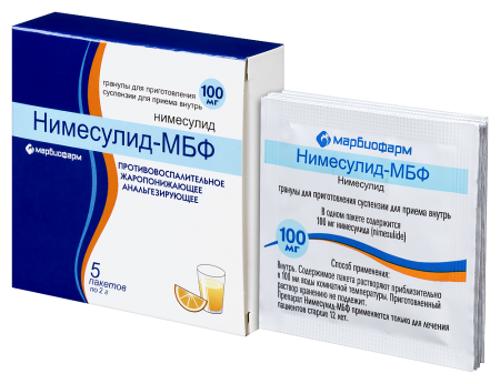 Нимесулид-МБФ гран. д/сусп. внутр. 100мг 2г N5