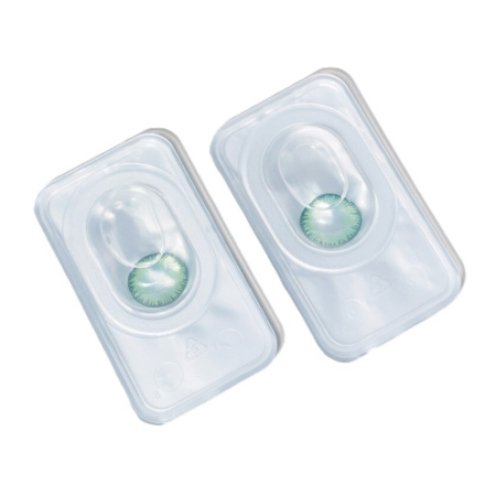 ЛИНЗЫ ОФТАЛЬМИКС БАТТЕРФЛЯЙ ONE DAY 8,6/14,2 /-4,00/ №2 /Green однодневные окрашенные контактные линзы