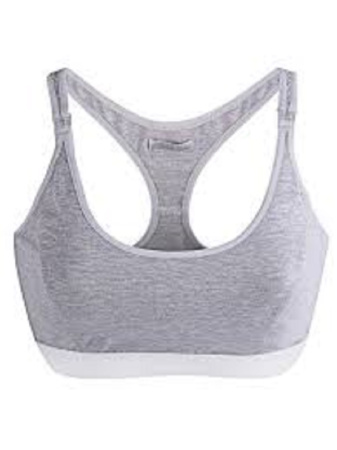 НАША МАМА КОМФОРТ Бюстгалтер-топ д/корм 80B (серый меланж)