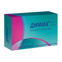 Димиа таб. п.п.о. 3мг+0,02мг N84
