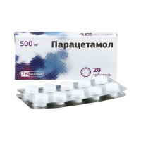 ПАРАЦЕТАМОЛ таб 500мг N20  Фармстандарт