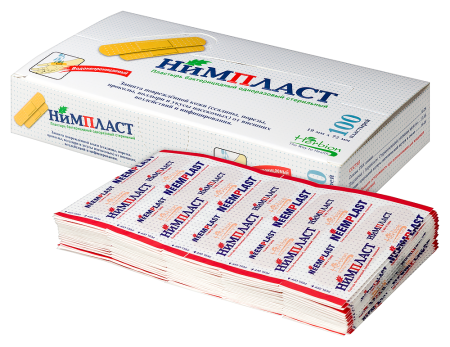 ПЛАСТЫРЬ НИМПЛАСТ бакт 19х72мм N100