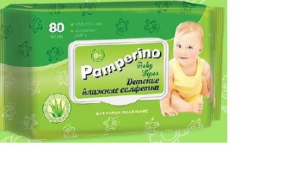 ПАМПЕРИНО Салфетки влаж N80 (с клапаном)