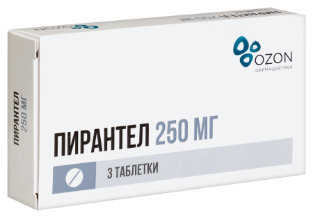 ПИРАНТЕЛ таб 250мг N3  ОЗОН