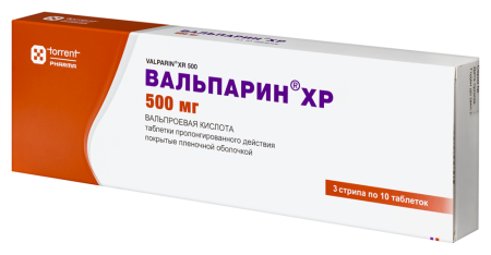ВАЛЬПАРИН ХР таб 500мг N30 #