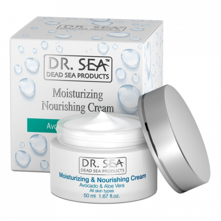 ДР СИА (Dr Sea) Крем Увлажняющий и питательный с маслом авокадо и алоэ вера 50мл
