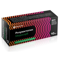 РОЗУВАСТАТИН-МЕДИСОРБ таб 10мг N90