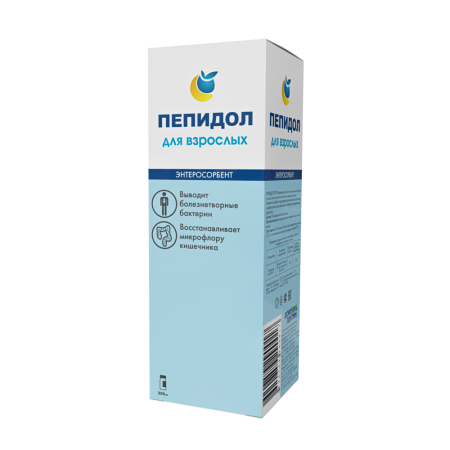 ПЕПИДОЛ ПЭГ р-р 5% 250мл №1