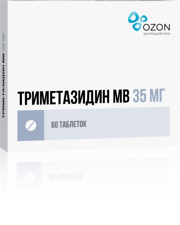 ТРИМЕТАЗИДИН МВ таб 35мг N60  ОЗОН