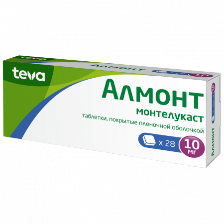 АЛМОНТ таб п/о 10мг N28