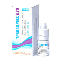 ТРАВАПРЕСС ДУО кап гл 0,05+0,4мг/мл 2,5мл