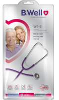 СТЕТОСКОП B.WELL WS-2 двухголовчатый (сиреневый)