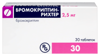 БРОМОКРИПТИН -РИХТЕР таб 2,5мг N30