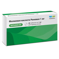 ФОЛИЕВАЯ КИСЛОТА РЕНЕВАЛ таб 1мг N60  Обновление