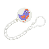 МД (19553) Прищепка д/пустыш с цепочкой Дружок