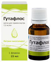 ГУТАФЛОС капли д/пр внутрь 7,5мг/мл 15мл №1