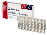 ПЕРИНДОПРИЛ-ВЕРТЕКС 4 МГ N30 ТАБЛ/БЛИСТЕР