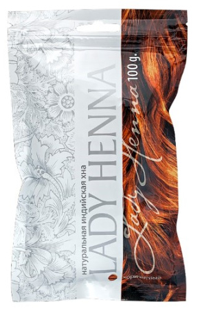 ХНА LADY HENNA Натуральная Коричневая 100г