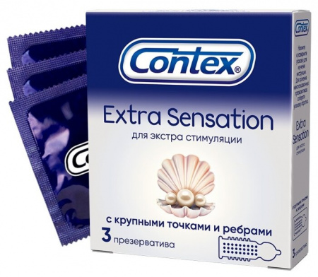 ПРЕЗЕРВАТИВЫ КОНТЕКС Extra Sensation N3 #