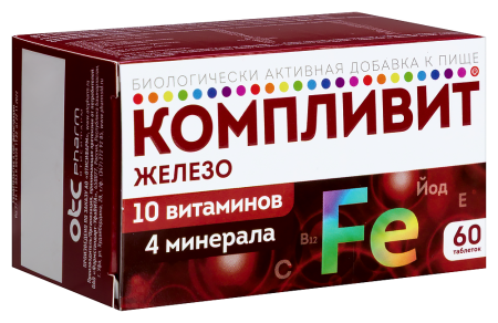 КОМПЛИВИТ ЖЕЛЕЗО таб N60